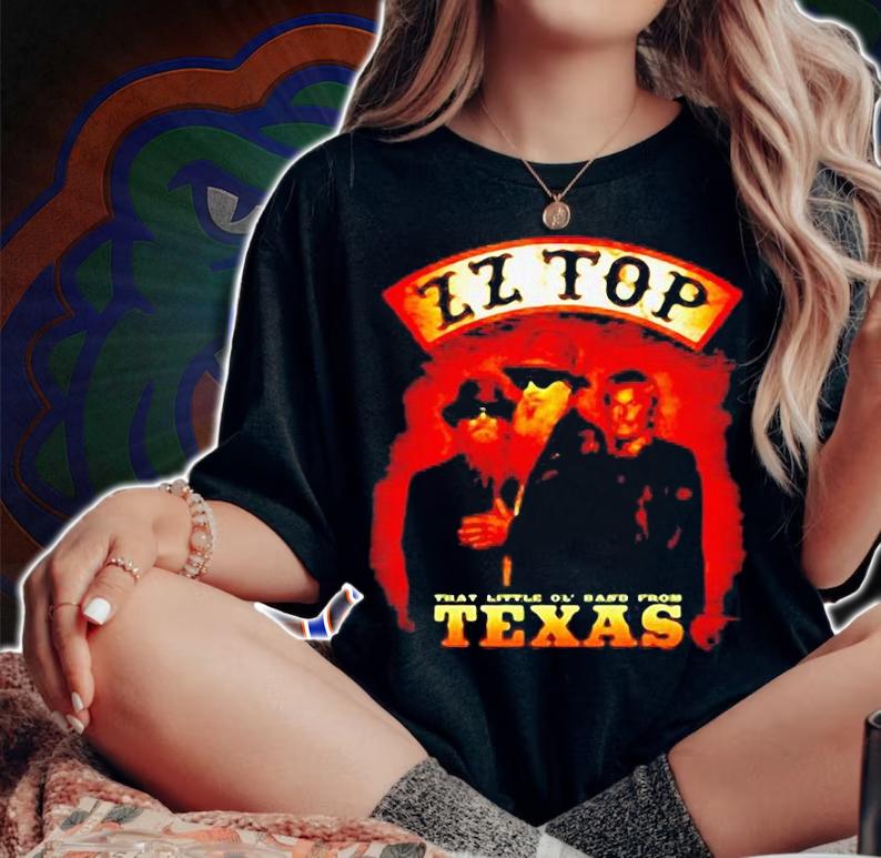 ZZ Top that little ol band from Texas t-shirt woman shirt