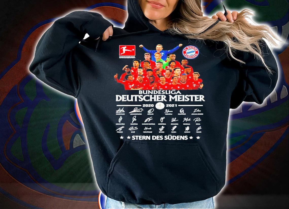 Bundesliga Deutscher Meister 2020-2021 Stern Des Sdens shirt