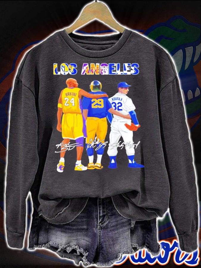 Los Angeles Bryant Koufax signatures shirt sweatshirt