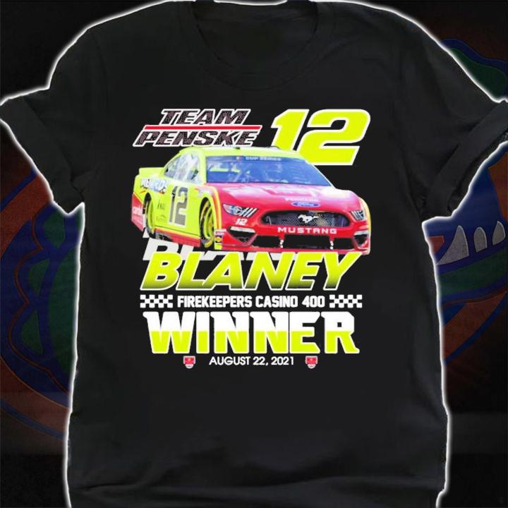 Team Penske Blaney Firekeepers Casino 400 Winer shirt shirt