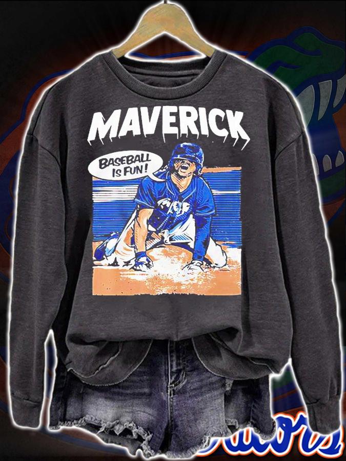 Vintage Brett Maverick Phillips Baseball is fun T-shirt sweatshirt