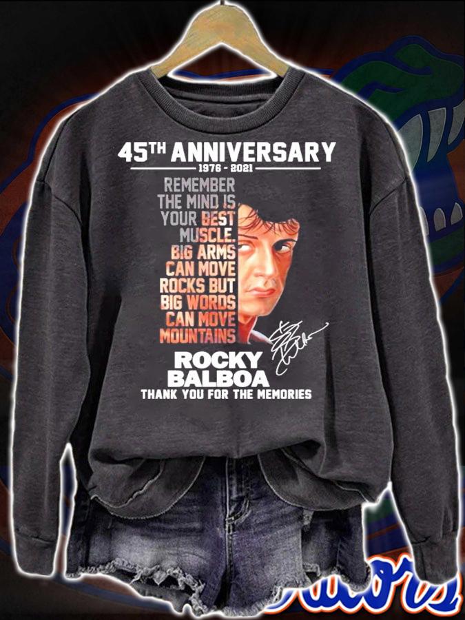 45th anniversary 1976-2021 Rocky Balboa signature shirt