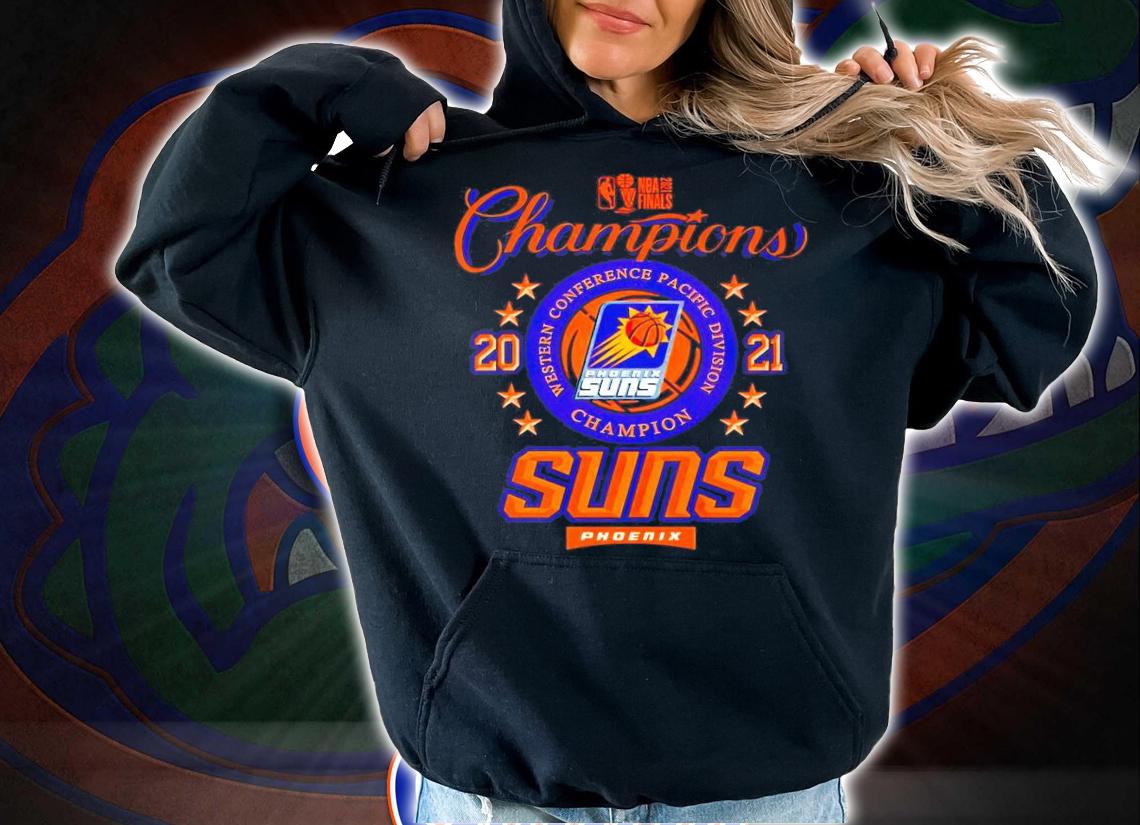 Champions western conference pacific division Phoenix Suns NBA shirt