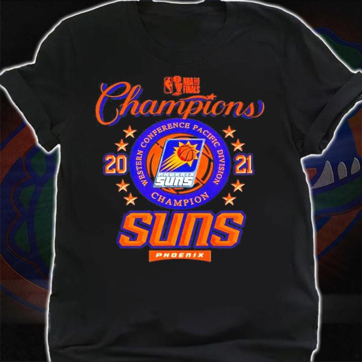 Champions western conference pacific division Phoenix Suns NBA shirt