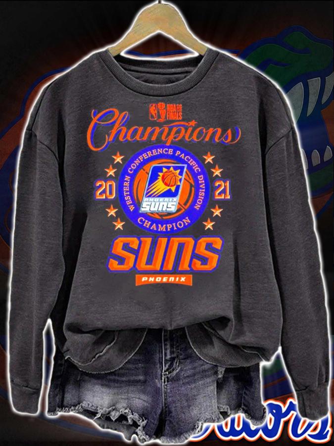 Champions western conference pacific division Phoenix Suns NBA shirt