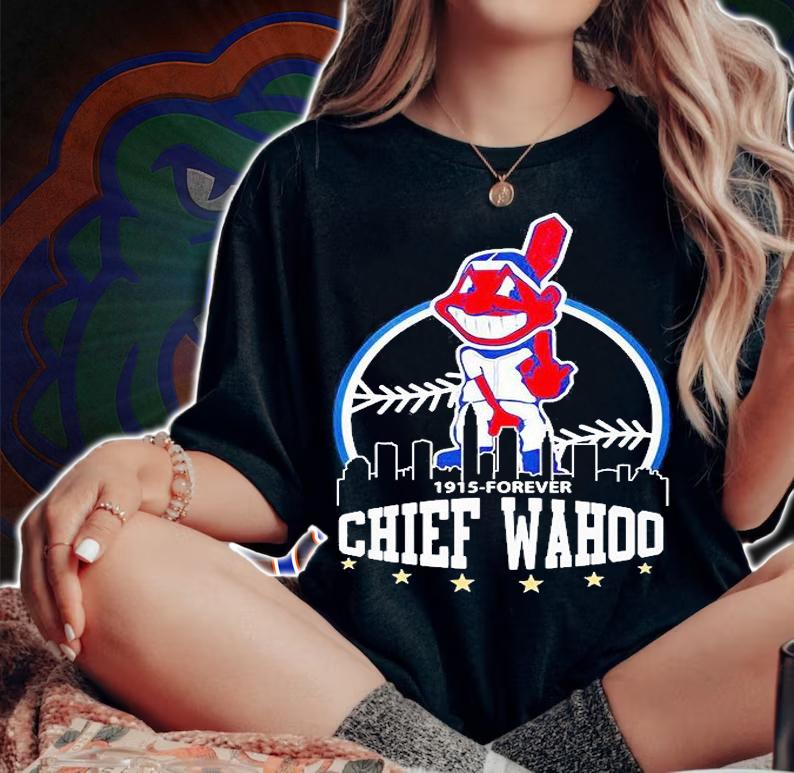 Cleveland Indians 1915 forever Chief Wahoo shirt woman shirt