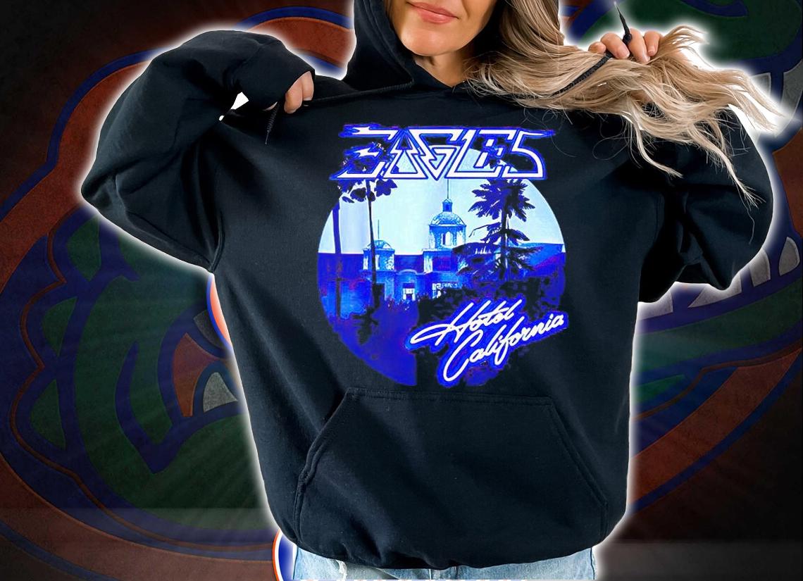 Eagles love Hotels California Band Music 50th years T-shirt hoodie