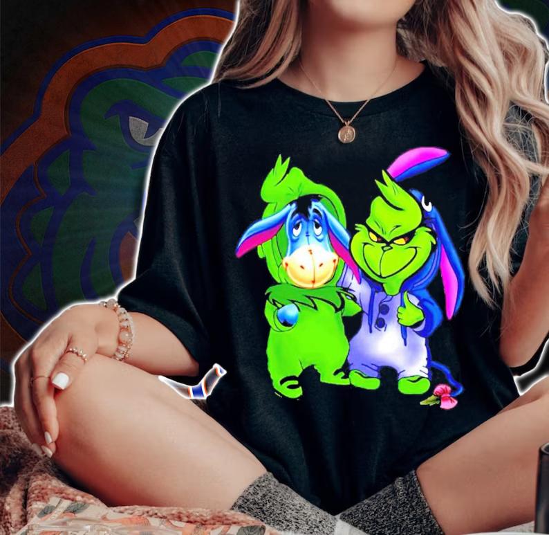 Eeyore and Grinch shirt