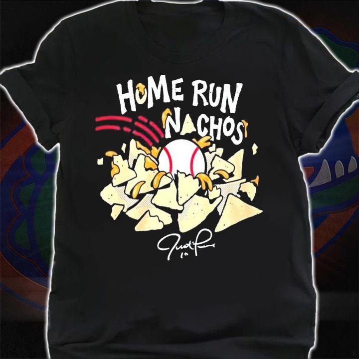 Home run nachos baseball signature shirt shirt