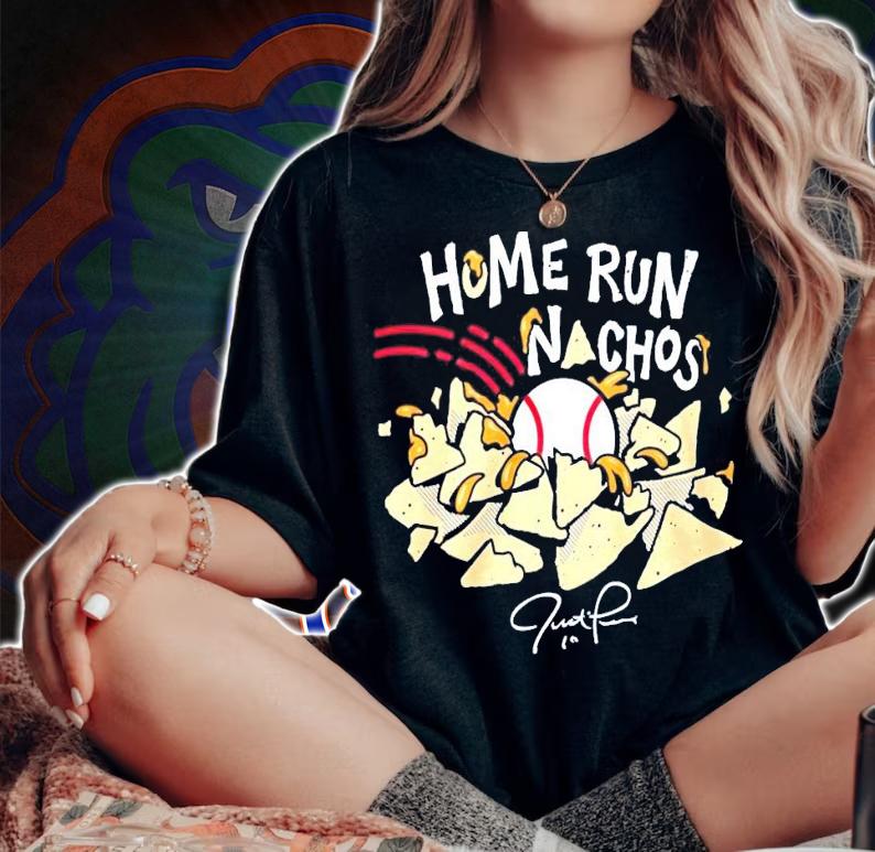 Home run nachos baseball signature shirt woman shirt