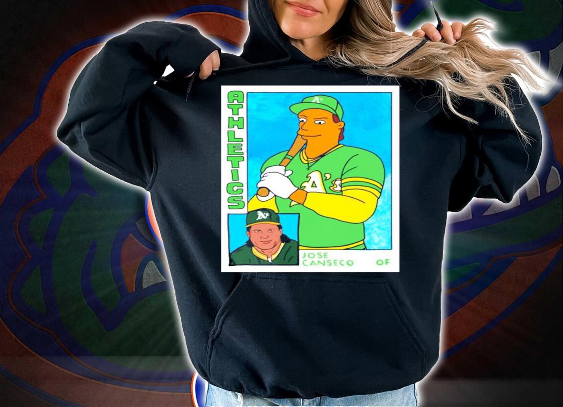 Homer at the Bat Jose Canseco Baseball Card Oakland shirt hoodie