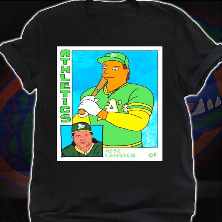 Homer at the Bat Jose Canseco Baseball Card Oakland shirt shirt
