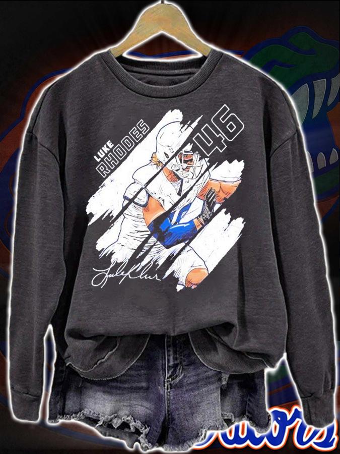 Indianapolis football Luke Rhodes signature shirt sweatshirt