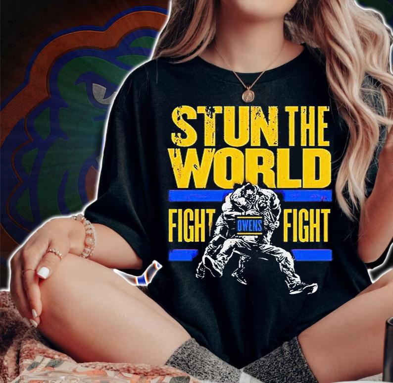 Kevin Owens stun the world fight fight T-shirt woman shirt