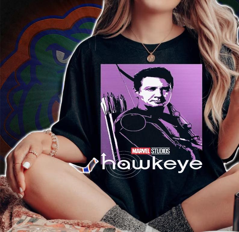 Marvel Studios Hawkeye portrait T-shirt