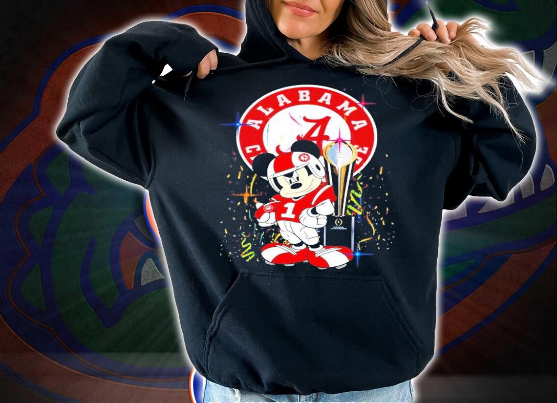Mickey Mouse Alabama National Championship 52 24 shirt hoodie