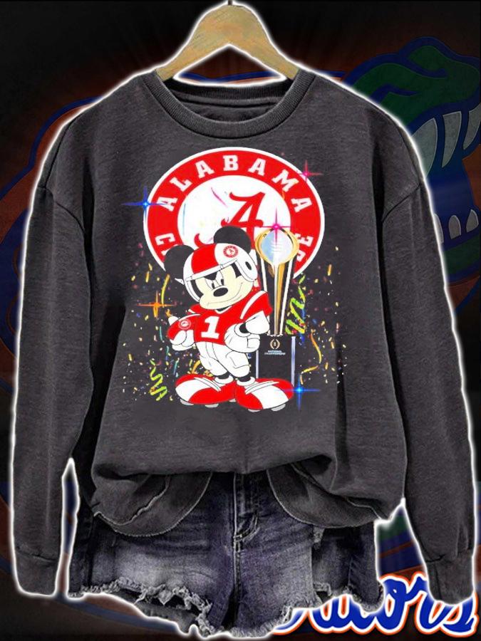 Mickey Mouse Alabama National Championship 52 24 shirt sweatshirt