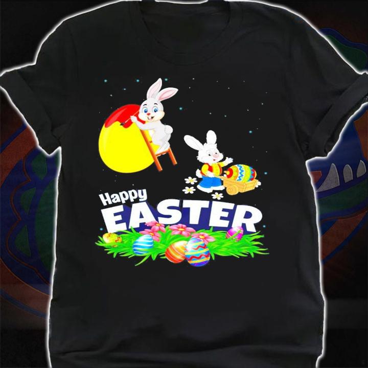 Rabbit happy easter shirt shirt