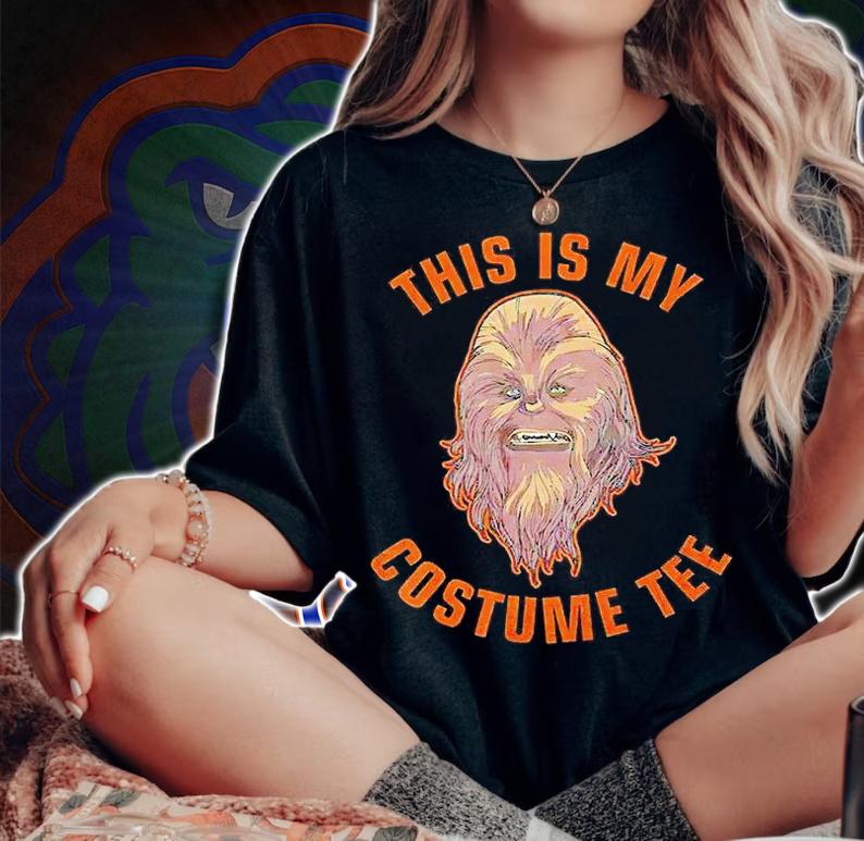 Star Wars Halloween this is my Chewie costume tee T-shirt woman shirt
