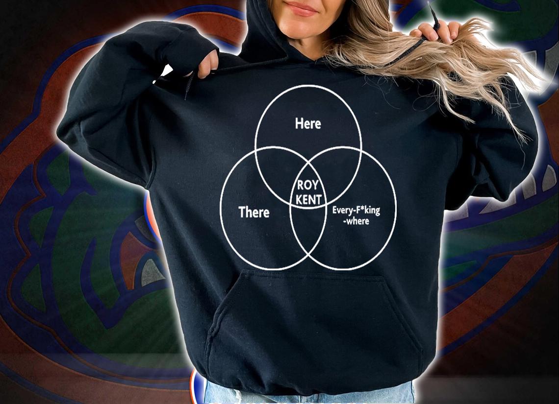 Where He Is Roy Kent Venn Diagram T-Shirt hoodie