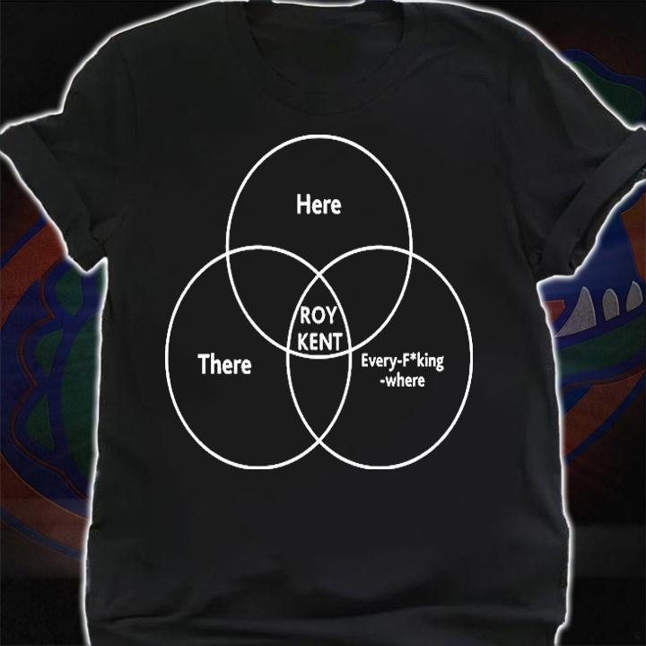 Where He Is Roy Kent Venn Diagram T-Shirt shirt