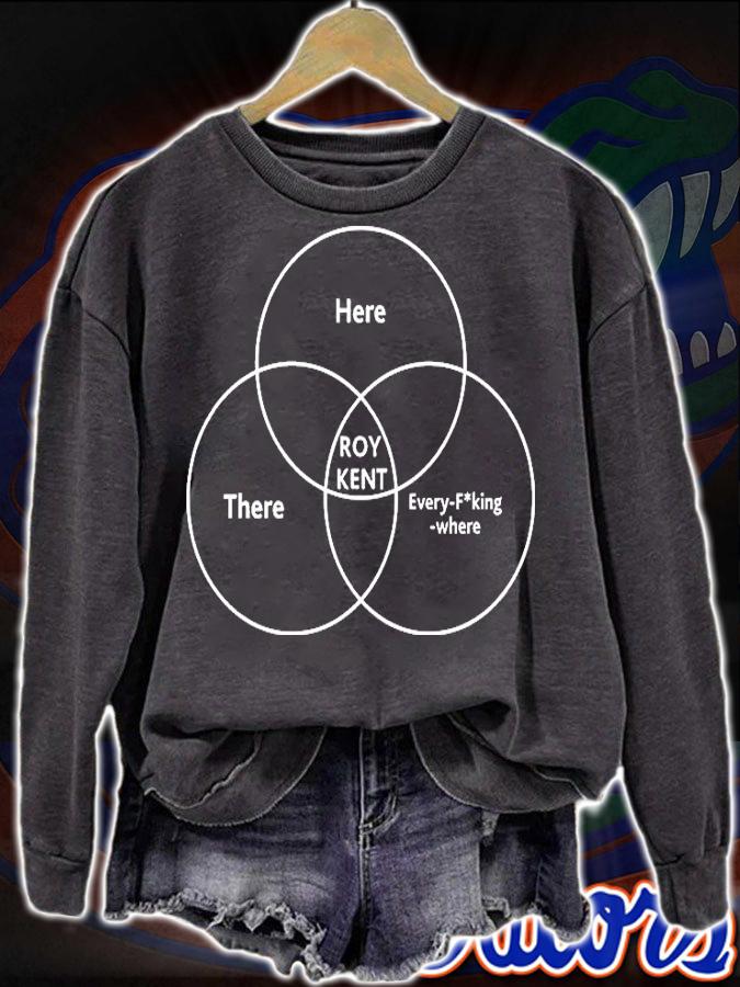 Where He Is Roy Kent Venn Diagram T-Shirt sweatshirt