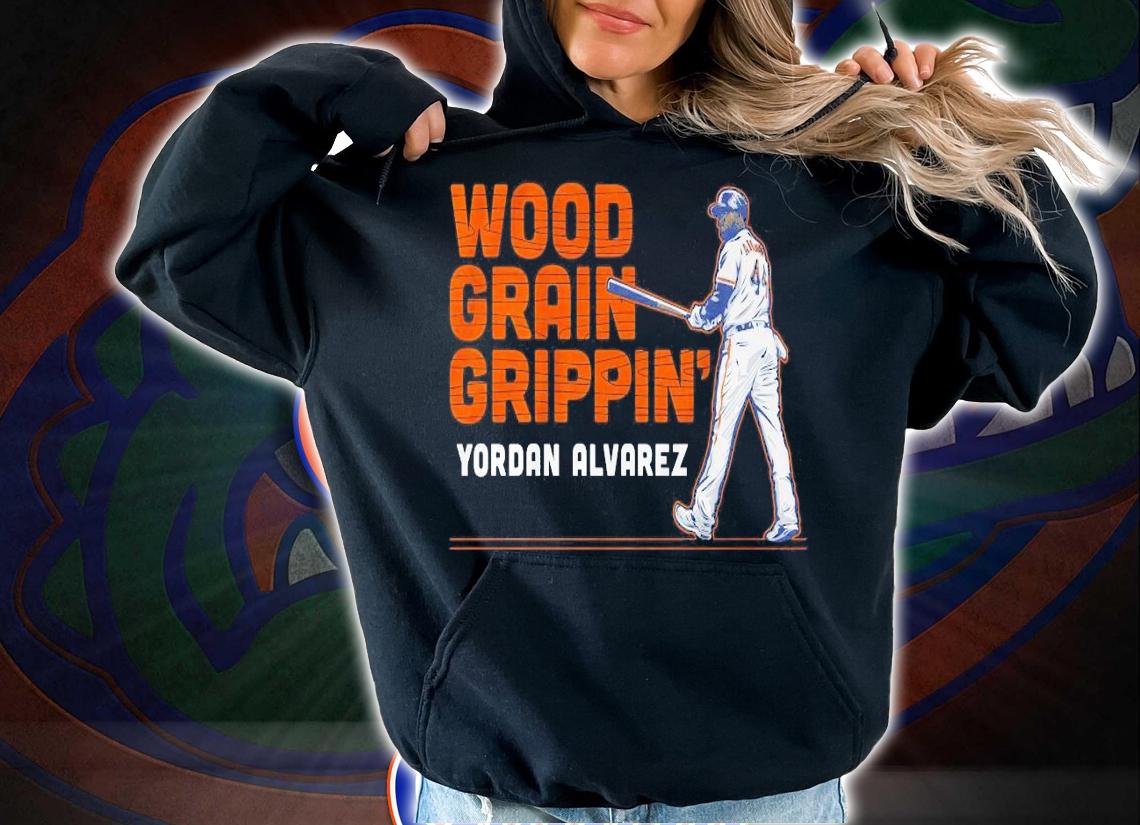 Wood Grain Grippin' Yordan Alvarez T-shirt