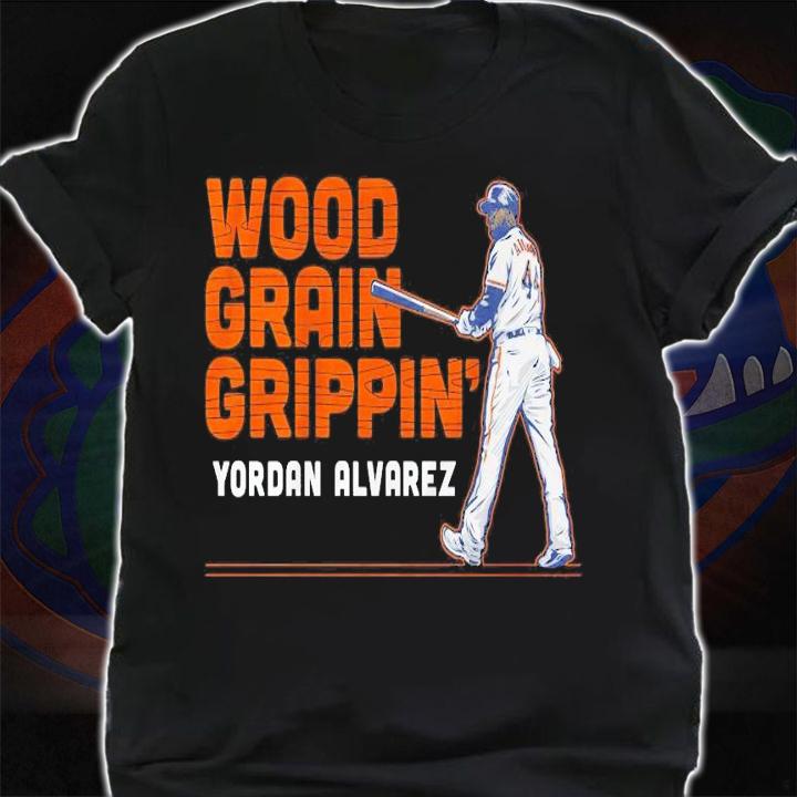 Wood Grain Grippin' Yordan Alvarez T-shirt