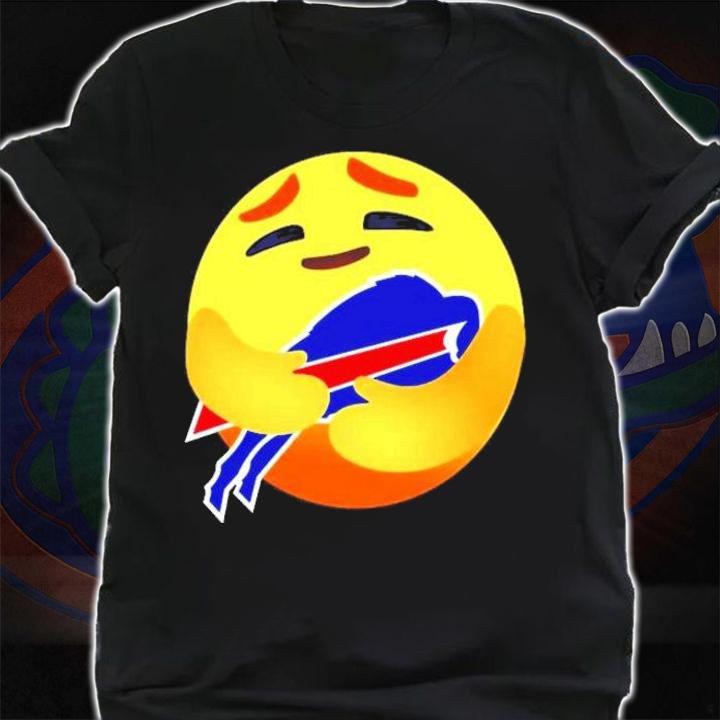 Love The Buffalo Bills love hug facebook care emoji NFL shirt