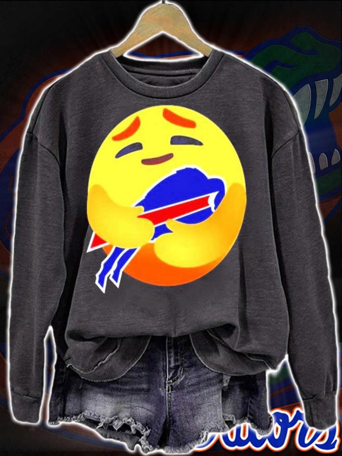 Love The Buffalo Bills love hug facebook care emoji NFL shirt