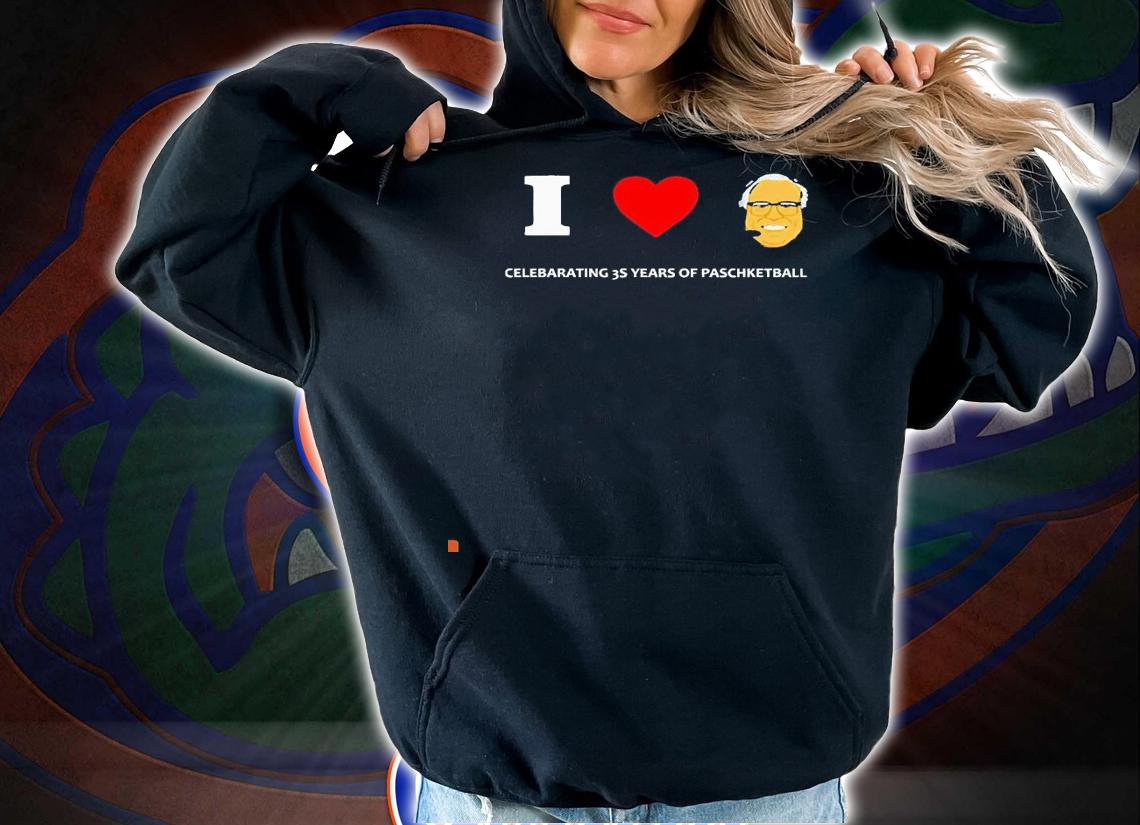 I love Jim Paschke celebrating 3s years of Paschketball shirt hoodie
