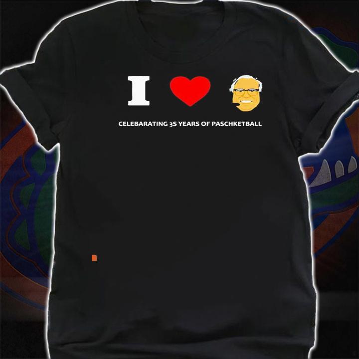 I love Jim Paschke celebrating 3s years of Paschketball shirt shirt