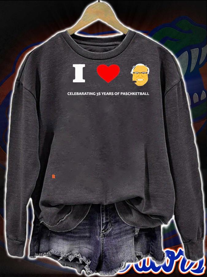 I love Jim Paschke celebrating 3s years of Paschketball shirt sweatshirt