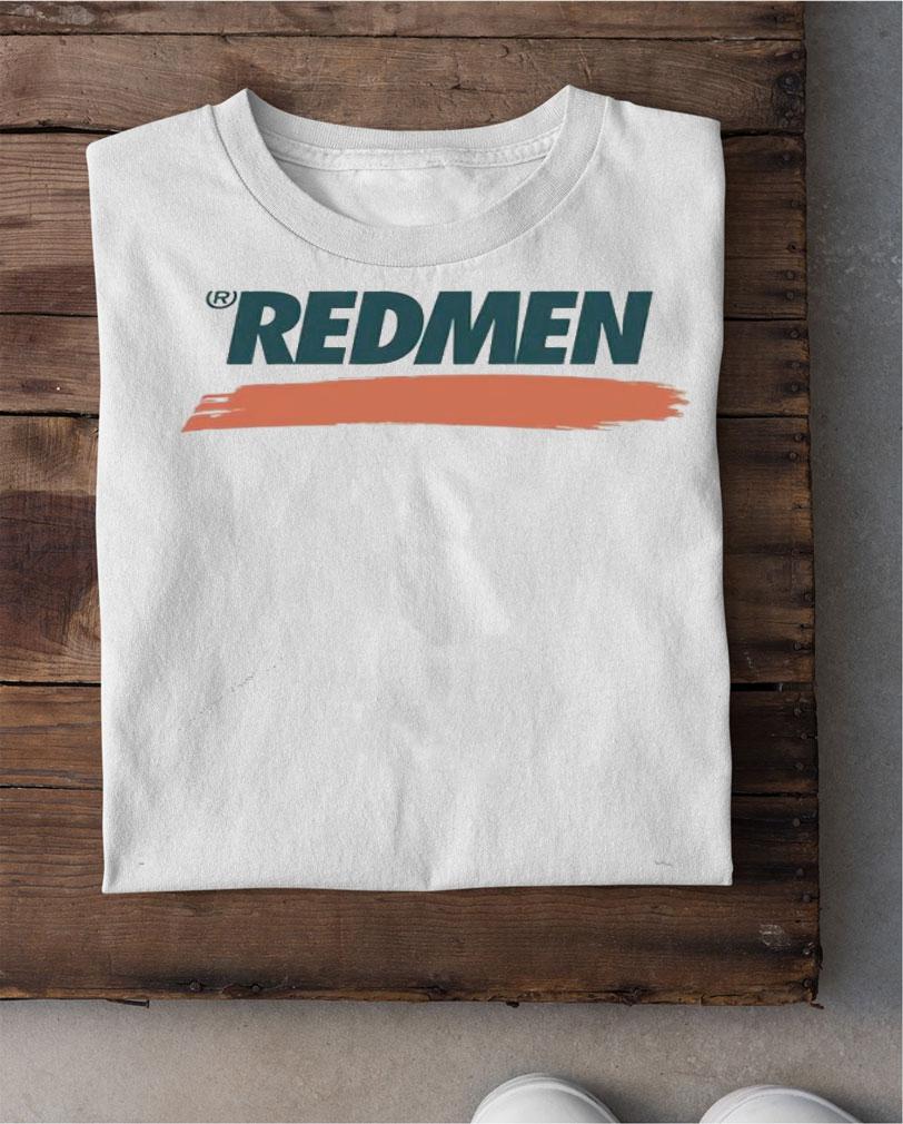 Redmen brush stroke shirt shirt