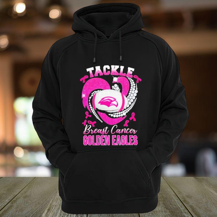 Tackle Breast Cancer Awareness Southern Miss Golden Eagles Football T-Shirt hoodie