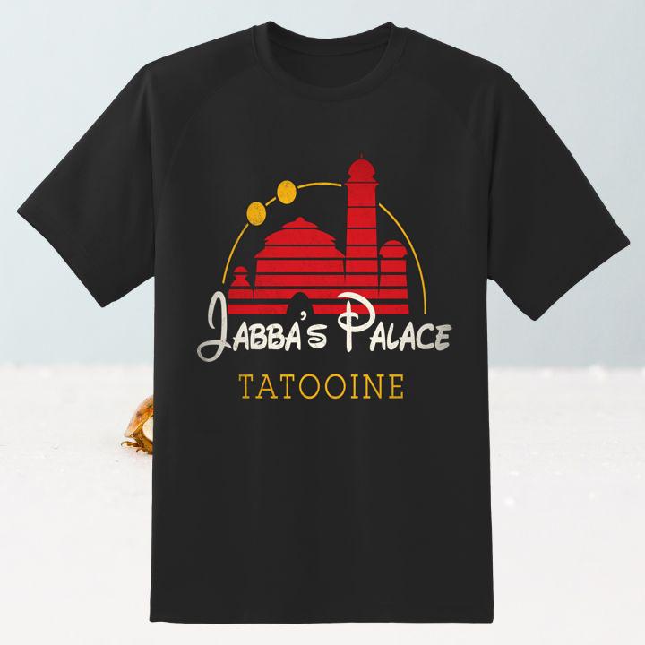 Funny Star Wars Mashup Jabba's Palace Meets Disney Castle Shirt