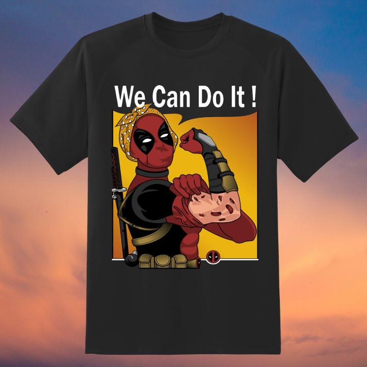 Personalized Strong Deadpool Rosie The Riveter We Can Do It T-Shirt
