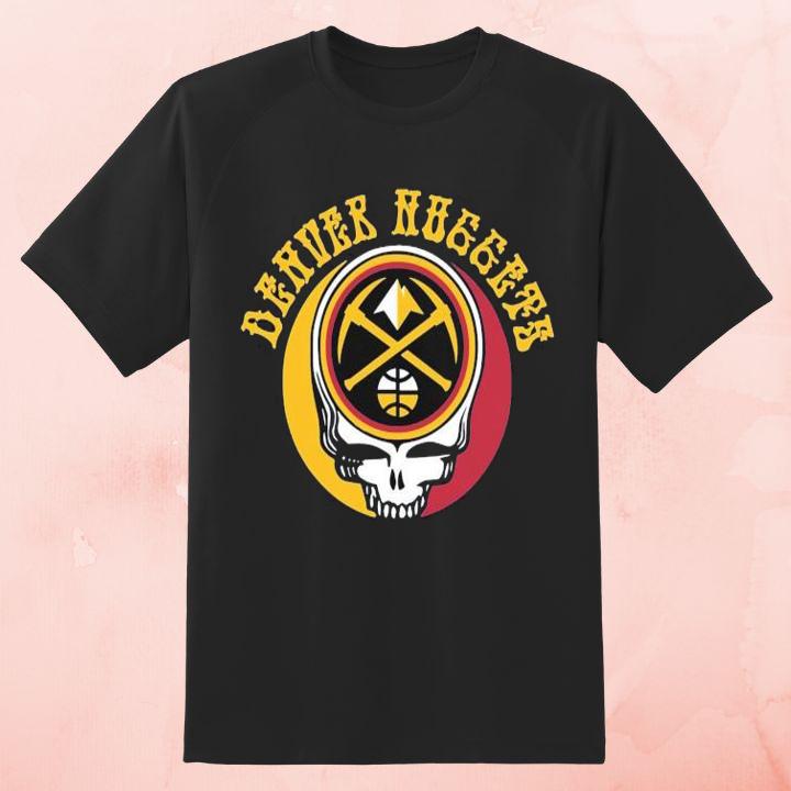 Premium Denver Nuggets Mashup Grateful Dead T-Shirt