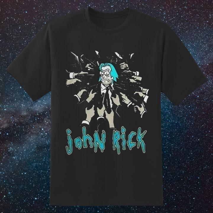 Rick Sanchez John Rick Funny Rick And Morty John Wick T-Shirt