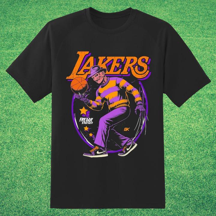Freddy Krueger Mashup Los Angeles Lakers Shirt