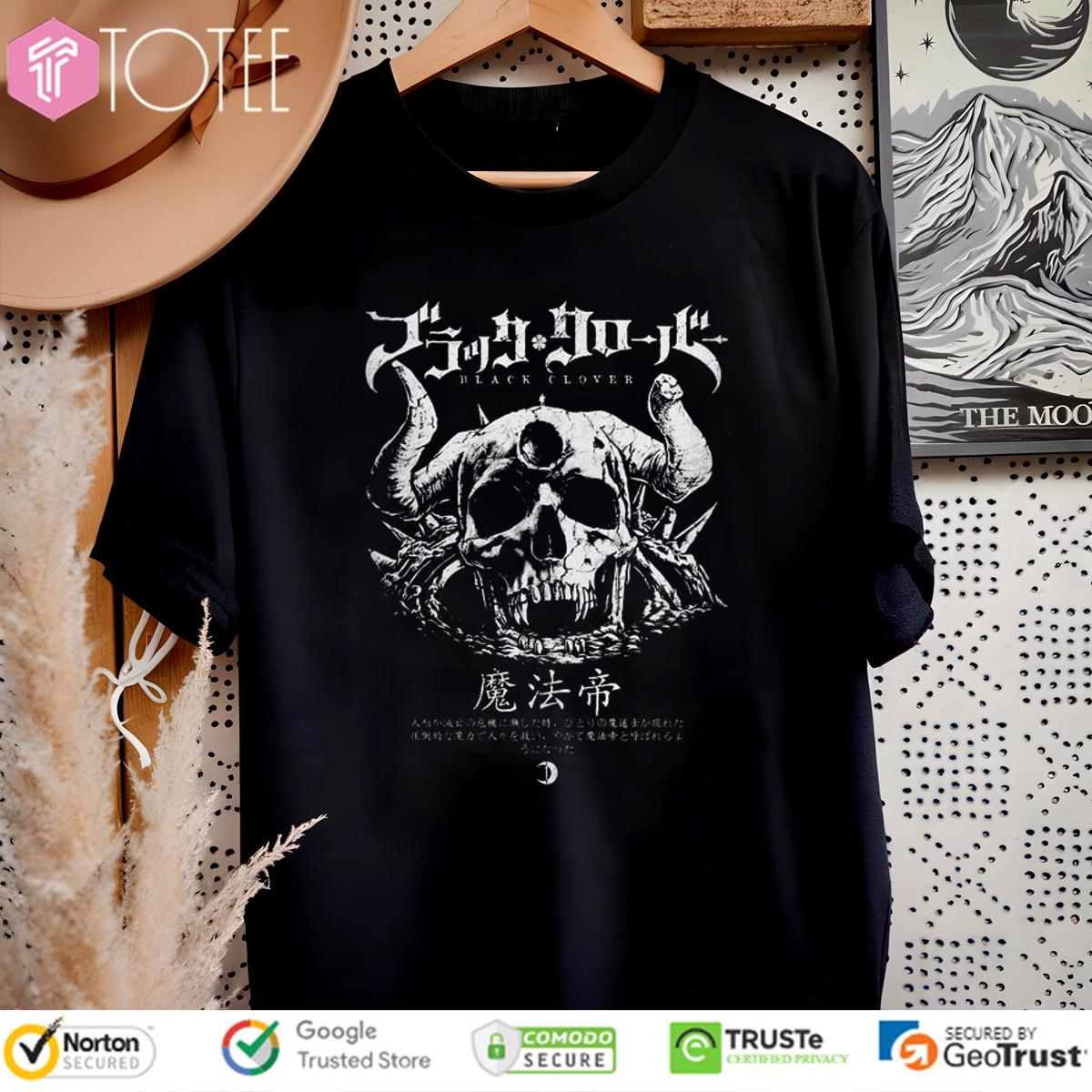 Hage Black Clover Demon Skull T-Shirt