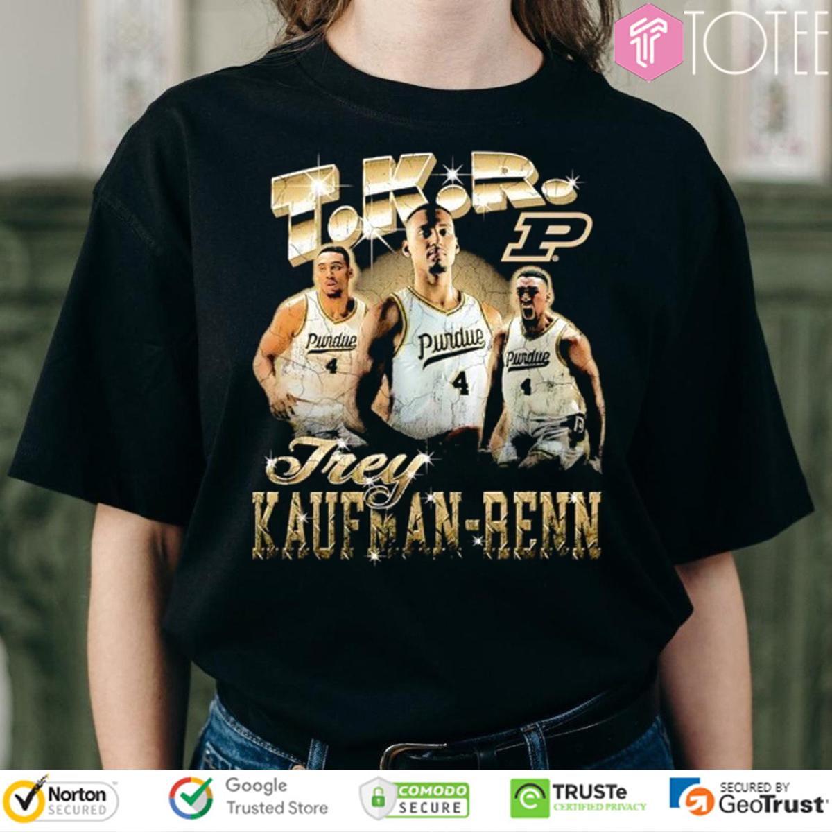 T.K.R. Trey Kaufman-Renn Purdue Boilermakers Basketball Vintage T-Shirt