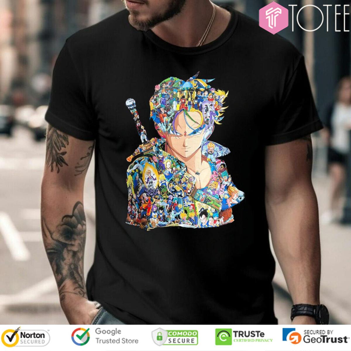 All Characters Inside Trunks Dragon Ball T-Shirt