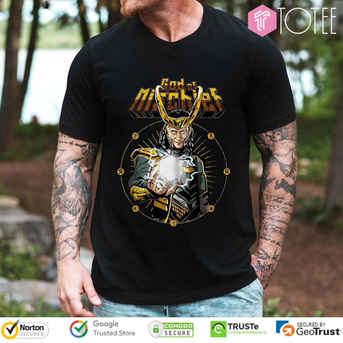Loki God Of Mischief Marvel Vintage T-Shirt