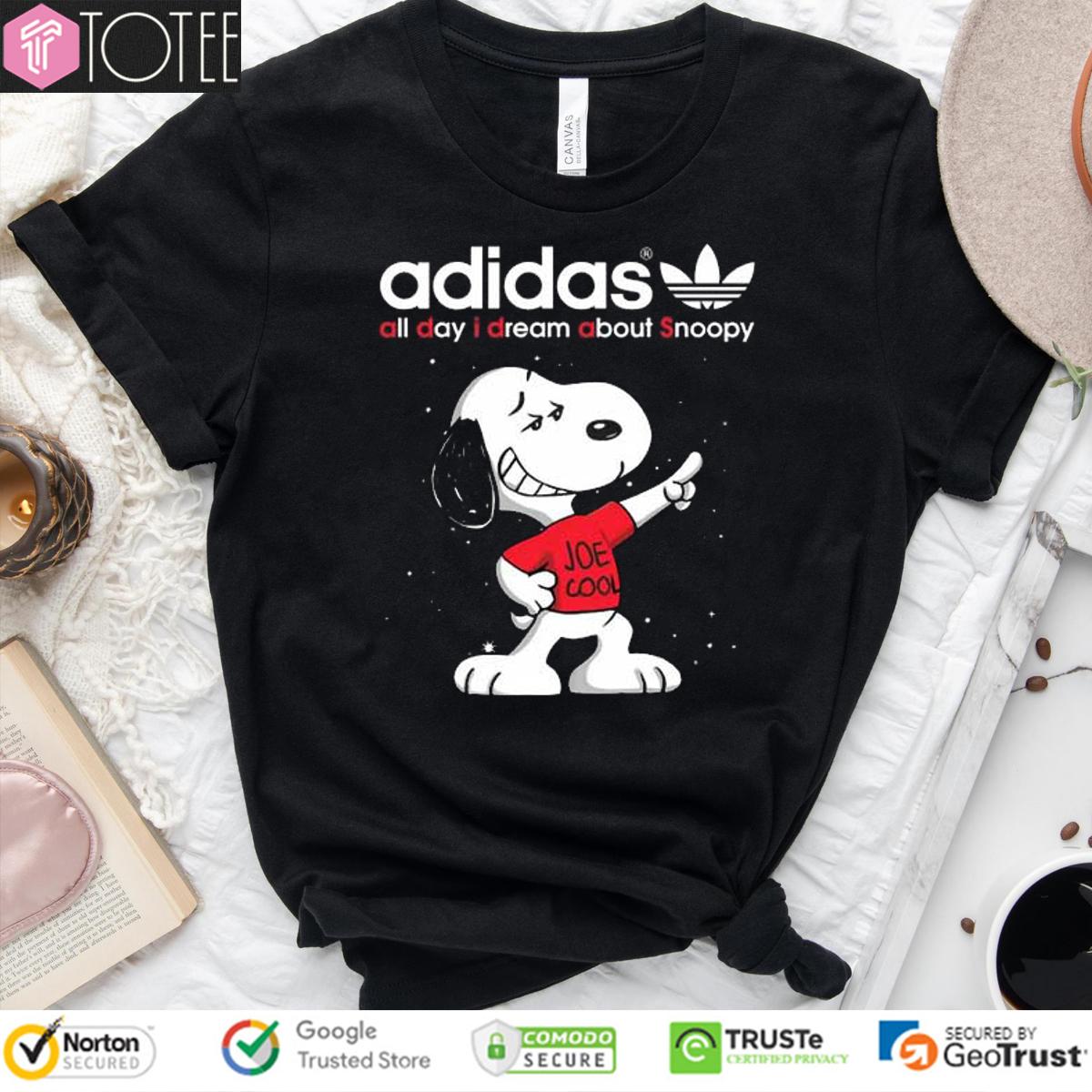 Adidas All Day I Dream About Snoopy Joe Cool T-Shirt