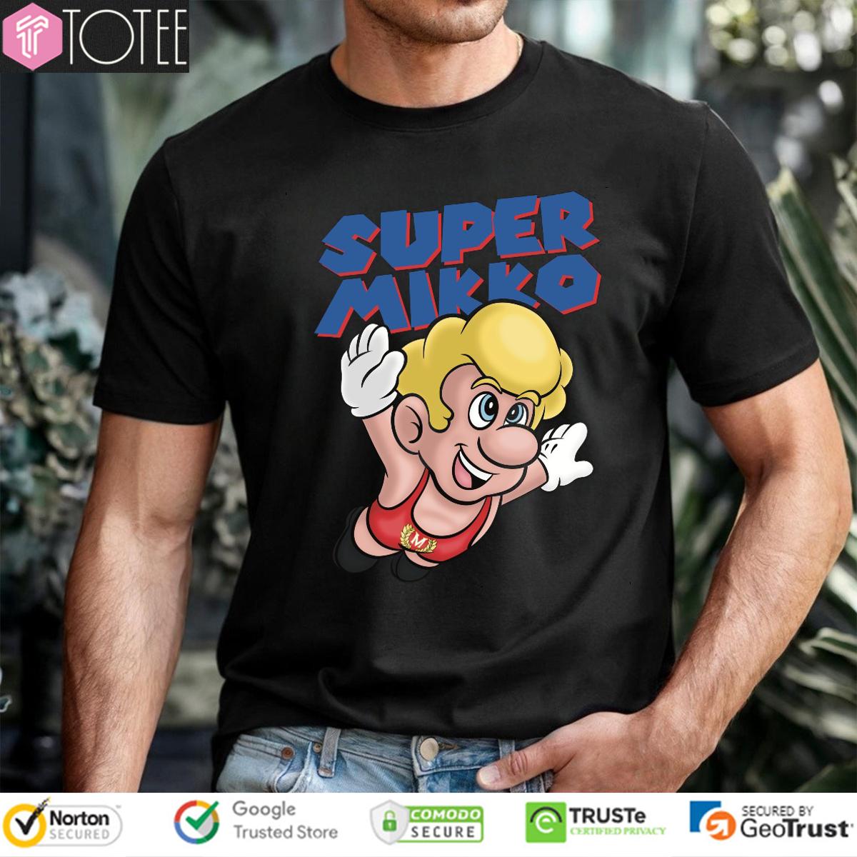 Super Mikko Parody Mikko Maestro Super Mario Bros T-Shirt