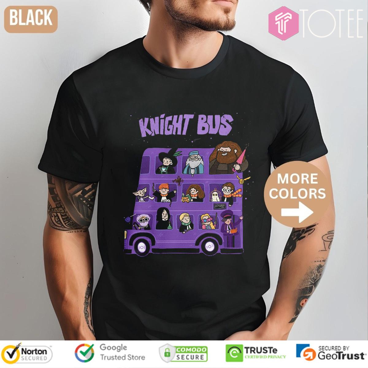 Harry Potter Characters Knight Bus T-Shirt