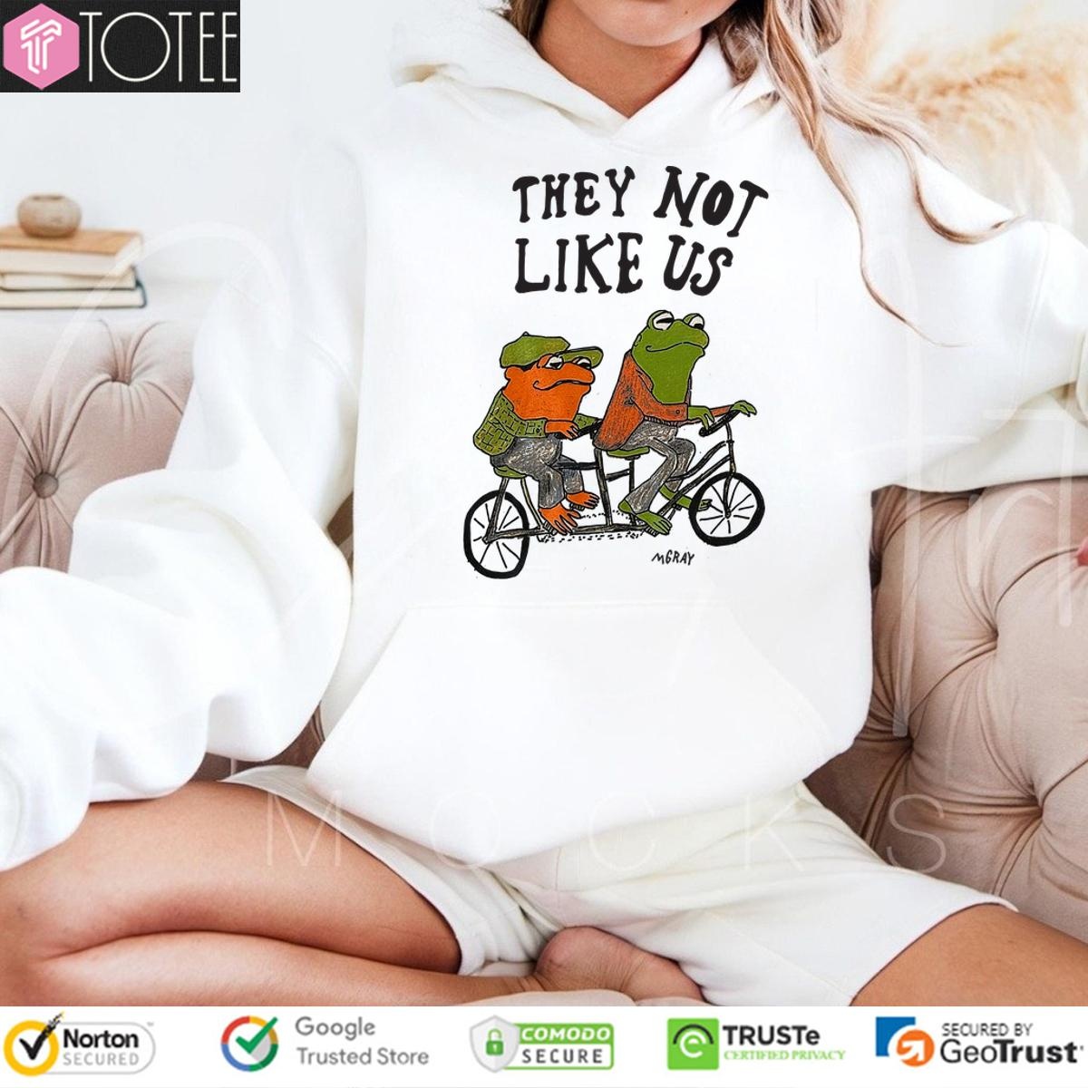 They Not Like Us Frog hoodie