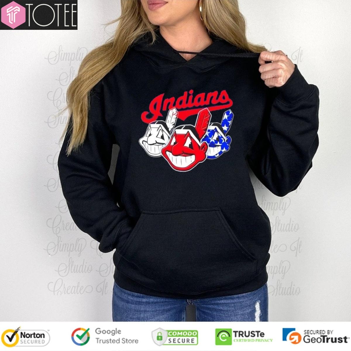 Cleveland Guardians Red White And Blue 4Th Of July Independence Day Hoodie